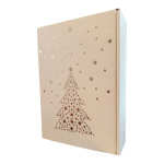 Dárkový box na 3 láhve 0,75l Vánoční strom