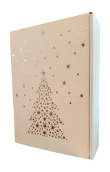 Dárkový box na 3 láhve 0,75l Vánoční strom