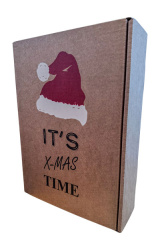 Dárkový box na 3 láhve 0,75l Santova čepice